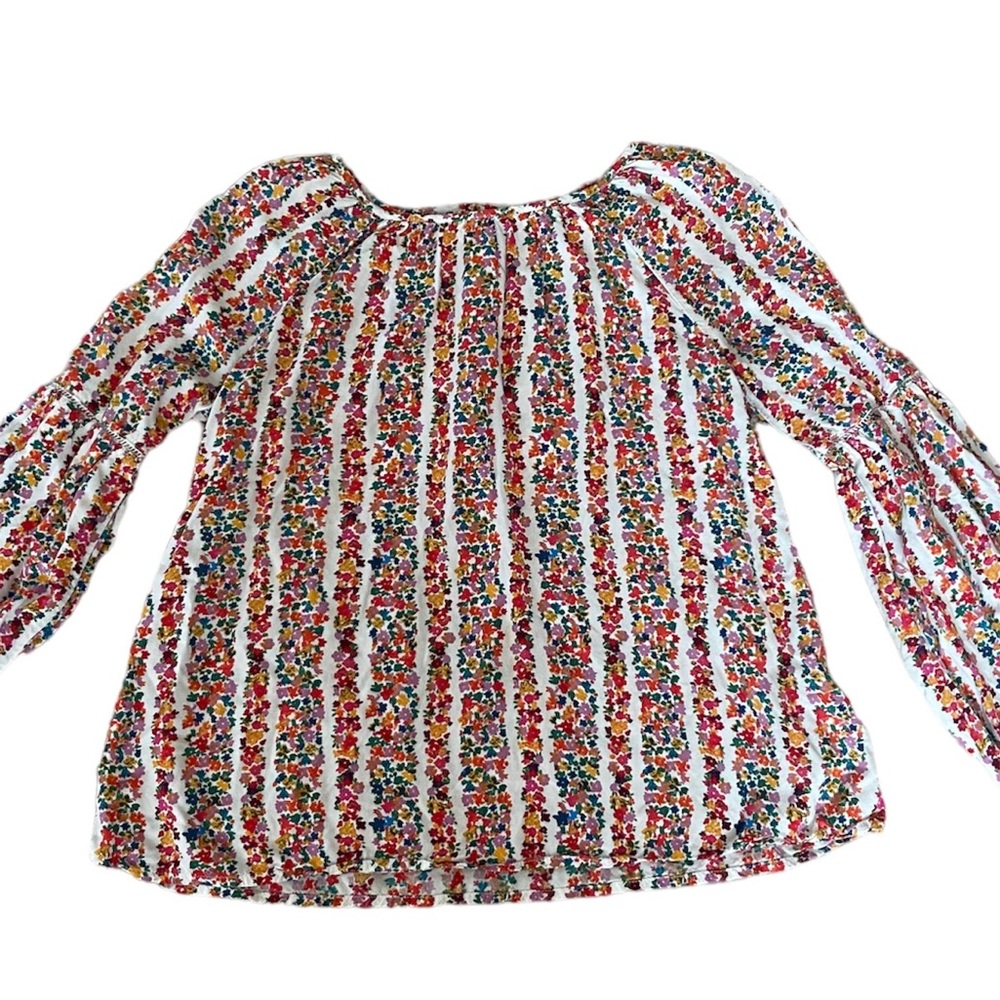 Gap Floral Flowy Girls Size 10 Long Sleeved Top